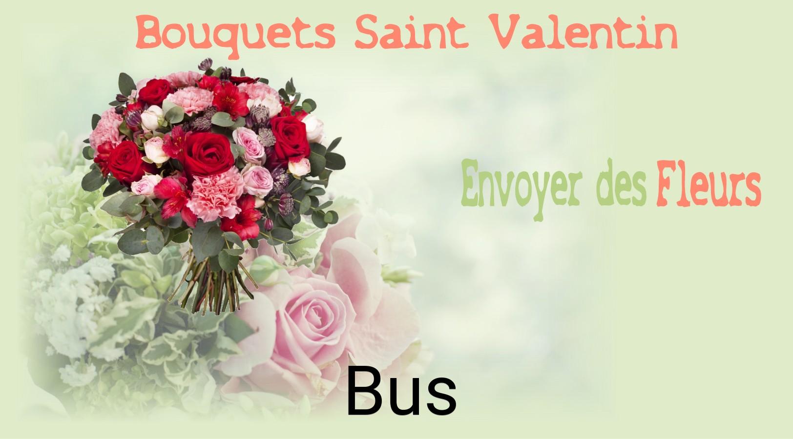 Roses de Saint-Valentin livrées à Bus
